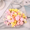 diy fur balls, colorful small fur balls, fur balls, handcrafted materials, accessories, materials for making high-elasticity balls Item Picture